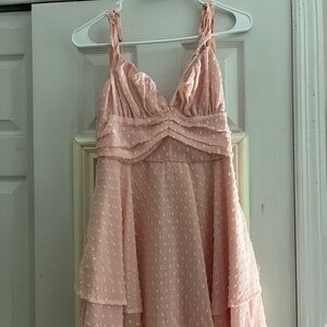 Pink Summer flowy dress